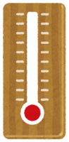 Thermometers of various temperatures