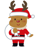 Reindeer character in Santa