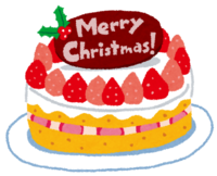 Christmas cake (strawberry cake)