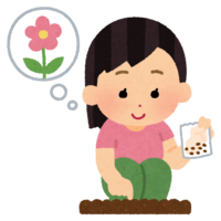 Flower seed planter (girl)