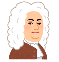 Handel's caricature illustration (musician)