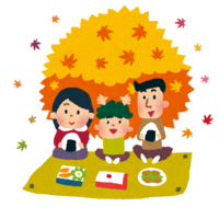 Autumn leaves (Picnic with family)