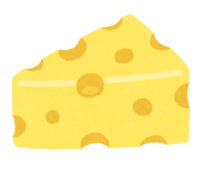 いろいろな三角形のチーズ