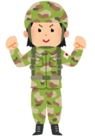 Ground Self-Defense Force member (female)