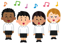 子供の合唱(いろいろな人種-フォーマル)