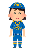 Cub Scout girl (old uniform)