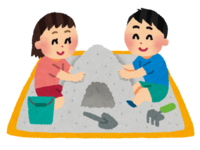 Children playing in the sandbox