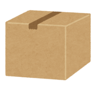 Cardboard box (closed)