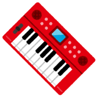 Keyboards of various colors-Synthesizer