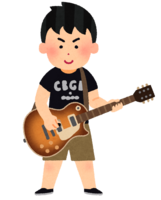 ロック少年-ギター少年