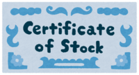 Stock certificate (English)