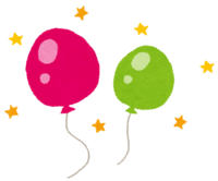 Two-color balloon