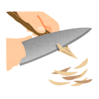 剪刀(蔬菜的切割方法)