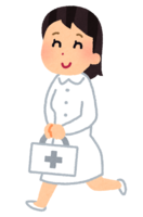 Visiting medical care (female nurse-nurse)