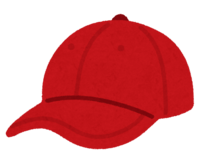 Baseball caps of various colors