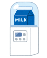 Yogurt maker with milk carton