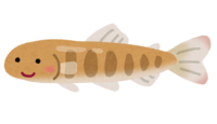 鮭の稚魚のキャラクター
