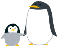 Penguins parent and child (animal)