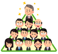 Pyramid type organization