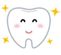 Beautiful tooth character