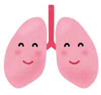 健康な肺のキャラクター
