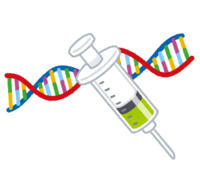 DNA and syringe