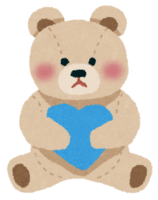 白色情人节"泰迪熊和红心"