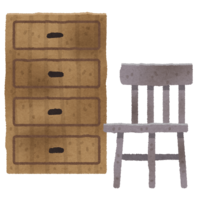 ボロボロの家具