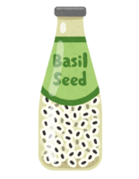 Basil seed drink