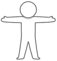 Person who is doing a pass (stick man)