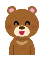 Smile bear character
