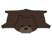 Bear rug