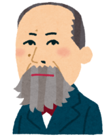 Caricature of Hirobumi Ito