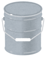 Various pail cans