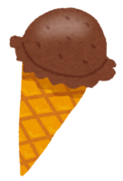 いろいろな種類のアイスクリーム