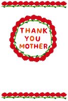 Mother's Day postcard template (THANK-YOU-MOTHER)