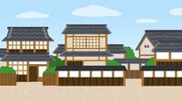 日本家屋(背景素材)