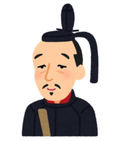 Caricature of Toshiie Maeda