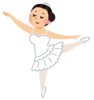 Female ballet dancer-ballerina