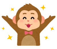 Rejoicing monkey (Monkey year-Zodiac)