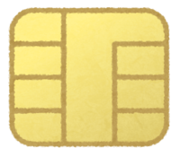Credit card IC chip