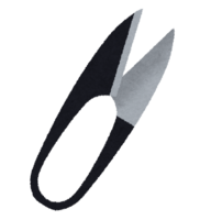 Thread trimming scissors (sewing)