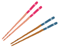 Bento (chopsticks-male and female pair)