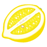 Vertically slashed lemon