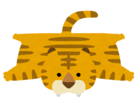 Tiger rug