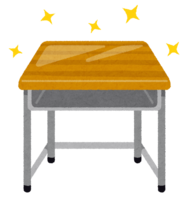 学校の机(きれいな机)