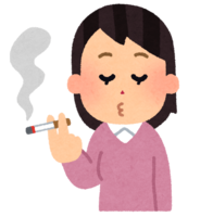 Cigarette smoker (female)