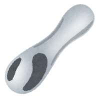 Spoon for ice cream (metal)