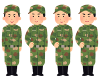 Copy to the right (camouflage uniform)