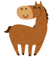 Laughing horse (Horse year)